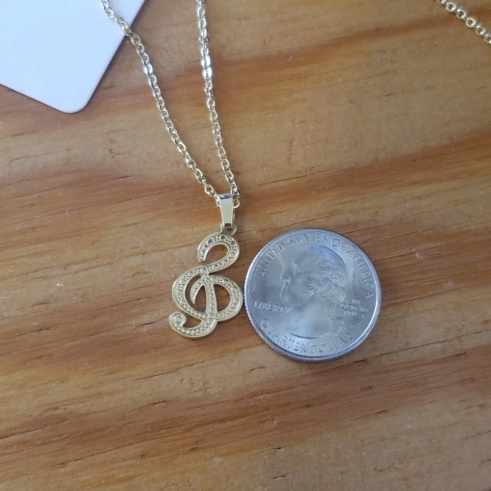 Fashion Jewelry Pendant and Gold Necklace - Picture 3 of 3